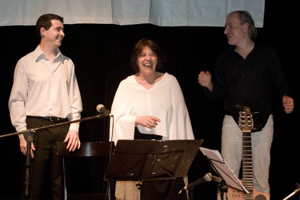 CON QUIQUE SINESI Y LILIANA HERRERO