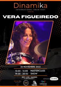 DINAMIKA INTERNATIONAL DRUMFEST ESPAÑA - VERA FIGUEIREDO FLYER